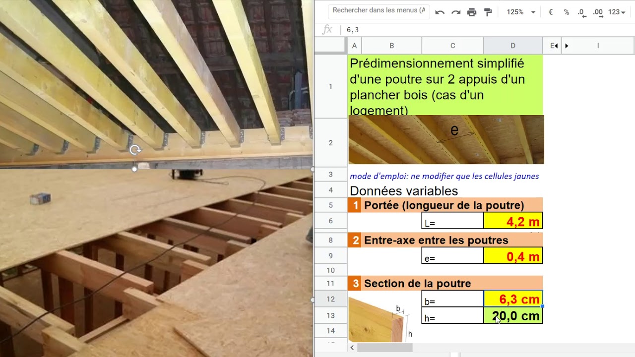 Prédim 1 - solives plancher