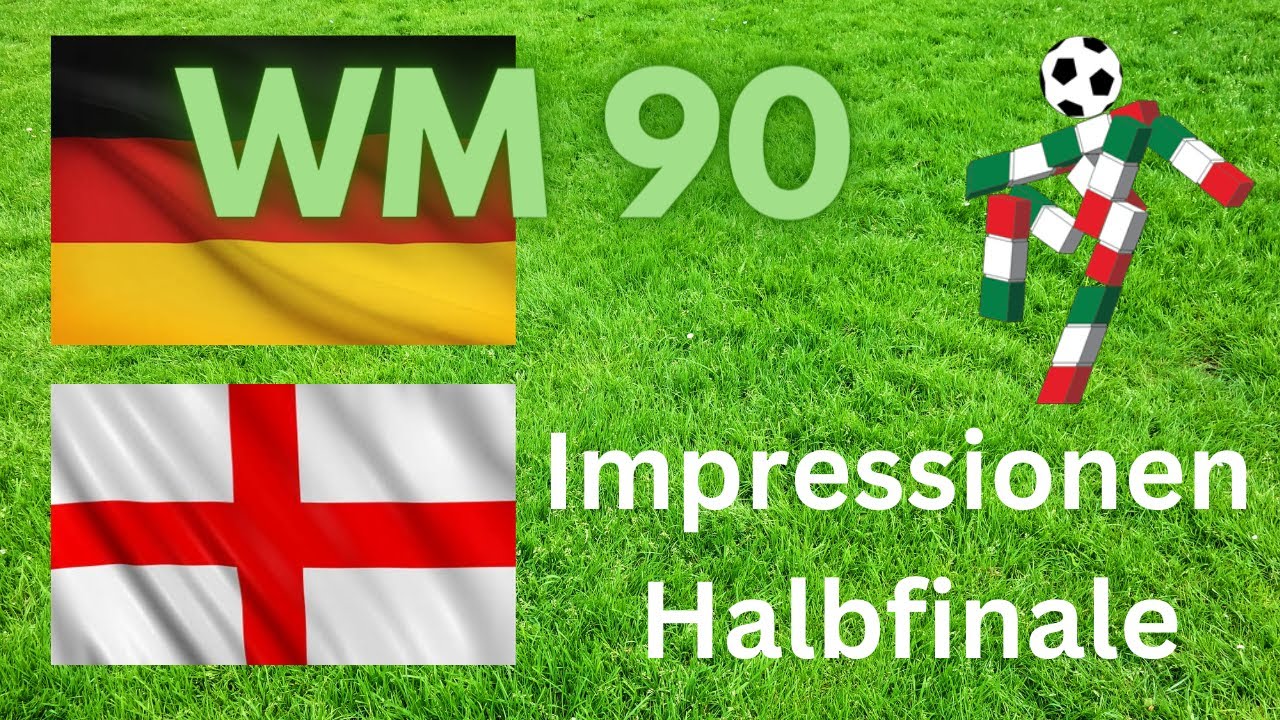 WM 1990 Impressionen: Halbfinale