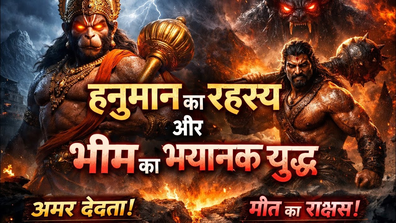 👉 क्या हनुमान जी आज भी जीवित हैं? भीम बनाम राक्षस | रहस्यमयी पौराणिक कथा#StorytellingHindi