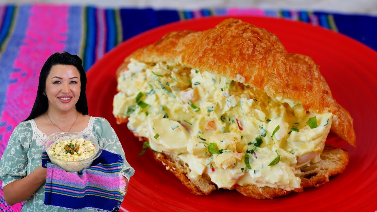 Quick & Easy Creamy Mexican Pico De Gallo EGG Salad recipe | Views on the road