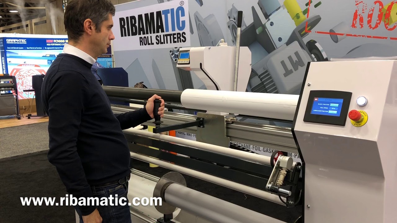 Roll slitting machine or Baloney Slitter for Adhesives and Vinyl Rolls