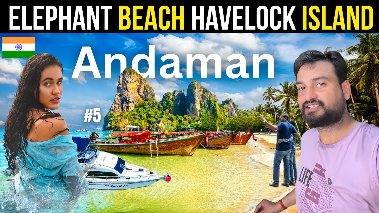 Andaman Nicobar Havelock Island | Elephant Beach | Andaman Tourist Places | Andaman Vlog Hindi