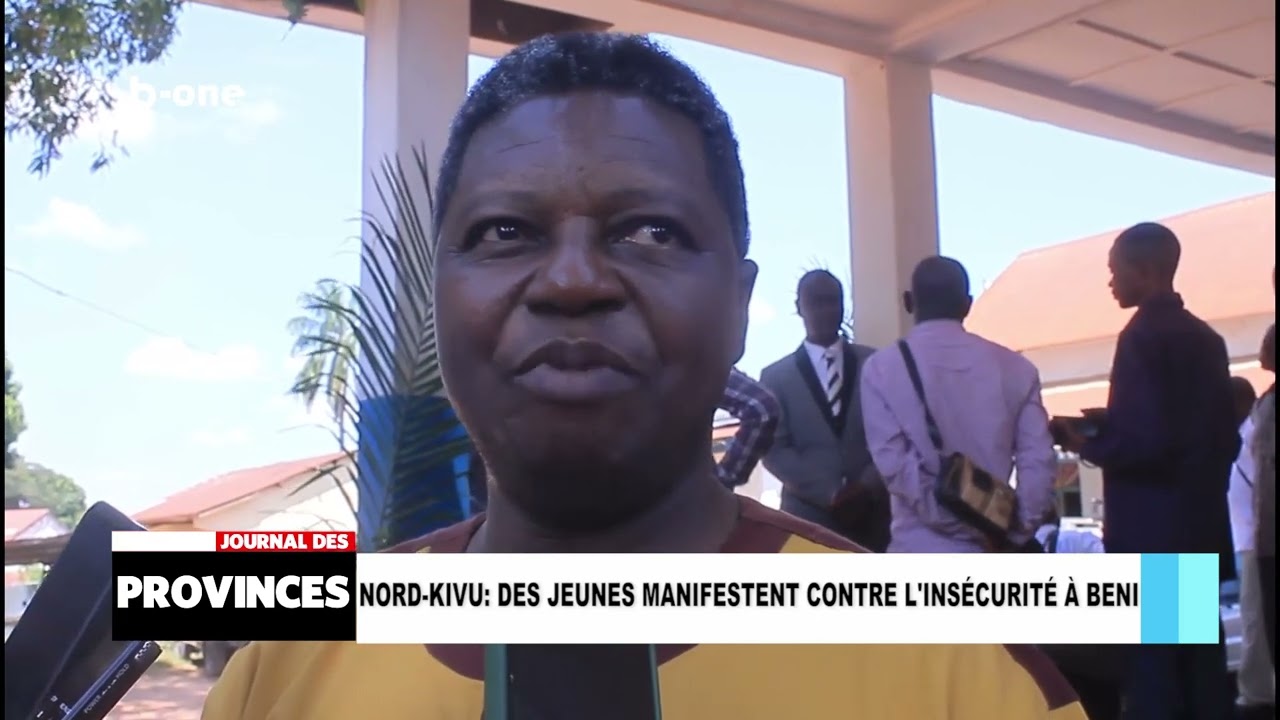 Nord-Kivu des jeunes manifestent contre l'ins&eacute;curit&eacute; &agrave; BENI