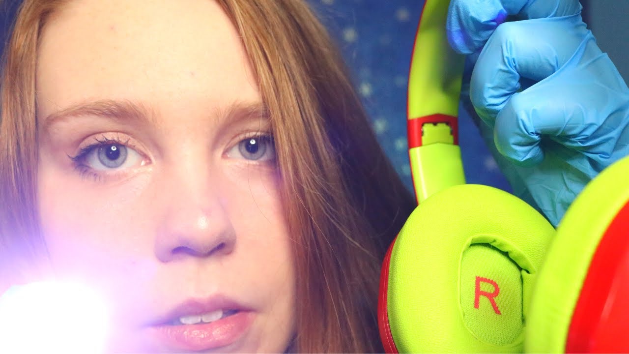 ASMR DOCTOR EXAM - Binaural EAR Cleaning & Hearing Test 👂| Personal Attention Close Up Roleplay