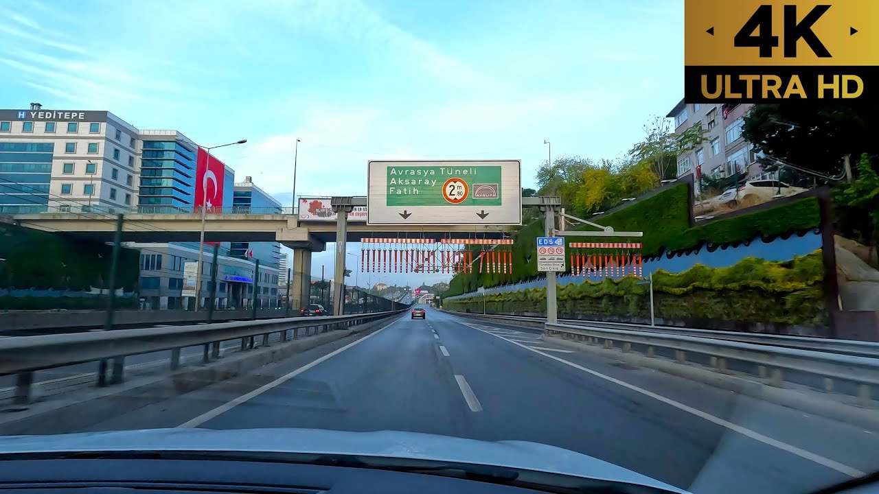 İstanbul Avrasya Tüneli | Anadolu Avrupa Geçişi | The Eurasia Tunnel | 4K | 60fps | 2023 |