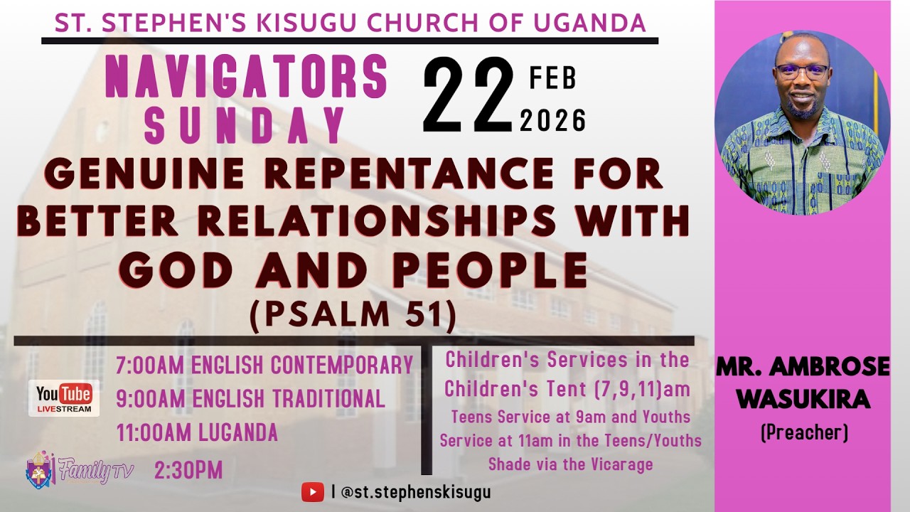GENUINE REPENTANCE FOR BETTER RELATIONSHIPS WITH GOD AND PEOPLE |PS. 51|ENG CONTEMP. SERVICE|7:00 AM