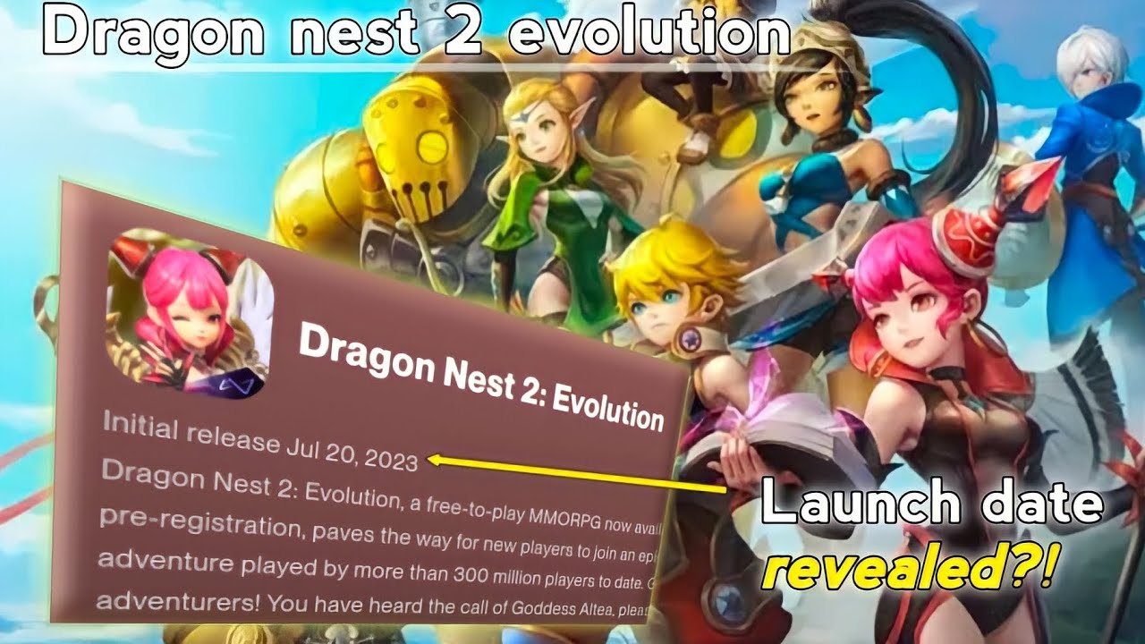 Dragon nest 2: Evolution launch date revealed!