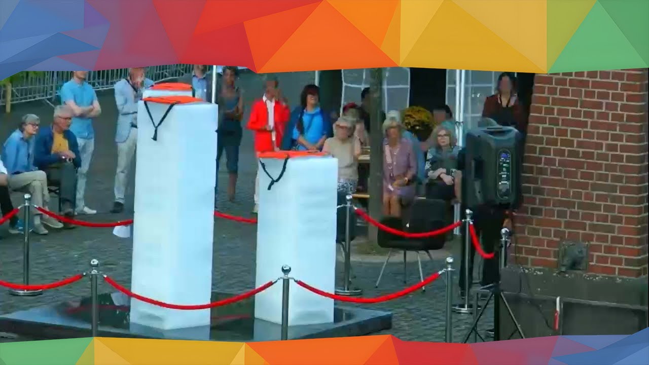 Eisbl&ouml;cke | Kunstinstallation in Erftstadt | Marktplatz Lechenich