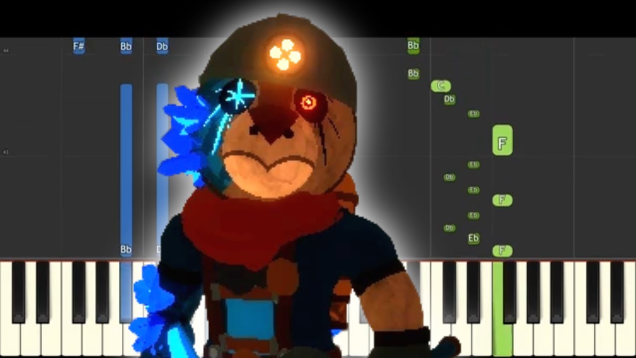 Glenn Theme - Piano Tutorial - Piggy Roblox