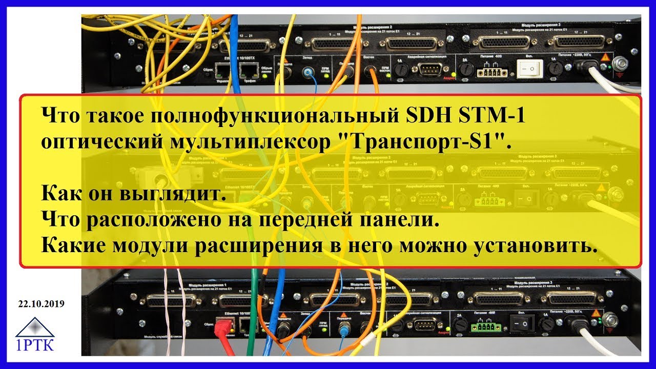 Полнофункциональный SDH STM-1 оптический мультиплексор &laquo;Транспорт-S1&raquo;. Обзор структуры.