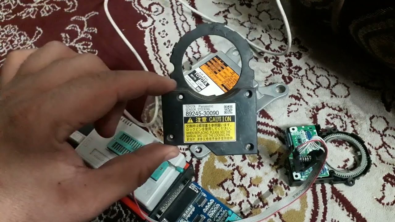 How to reset SAS of Toyota Aqua 2012 model 24c02