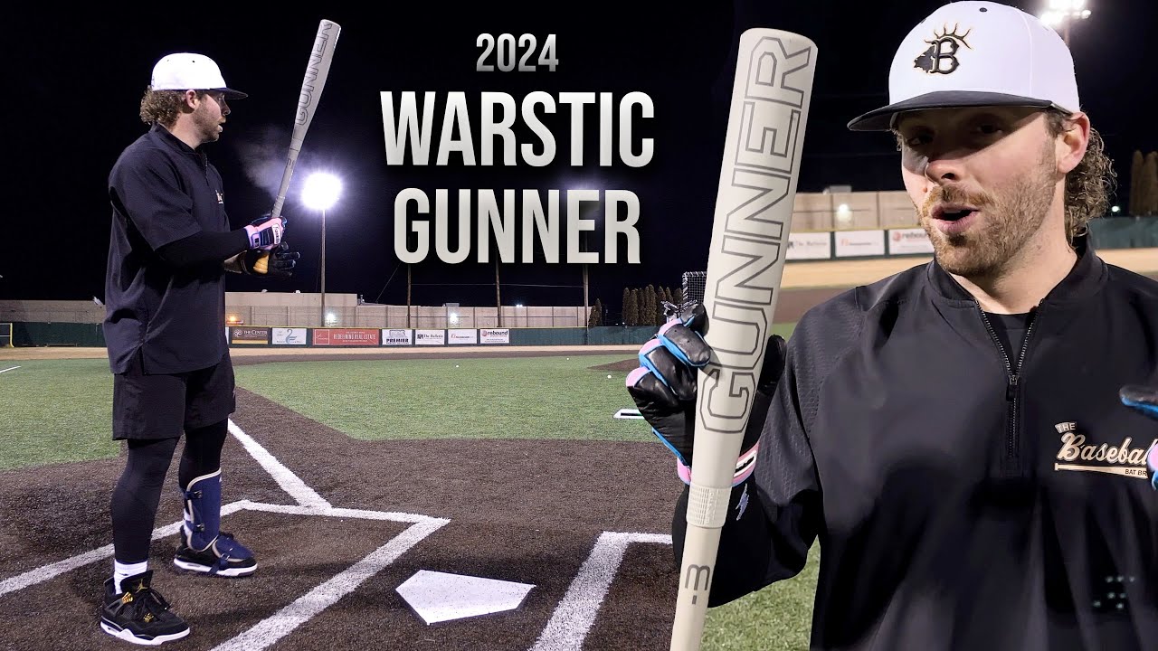 Удары с Warstic Gunner 2024 | Обзор бейсбольной биты BBCOR (новый личный рекорд BBCOR по дальности)