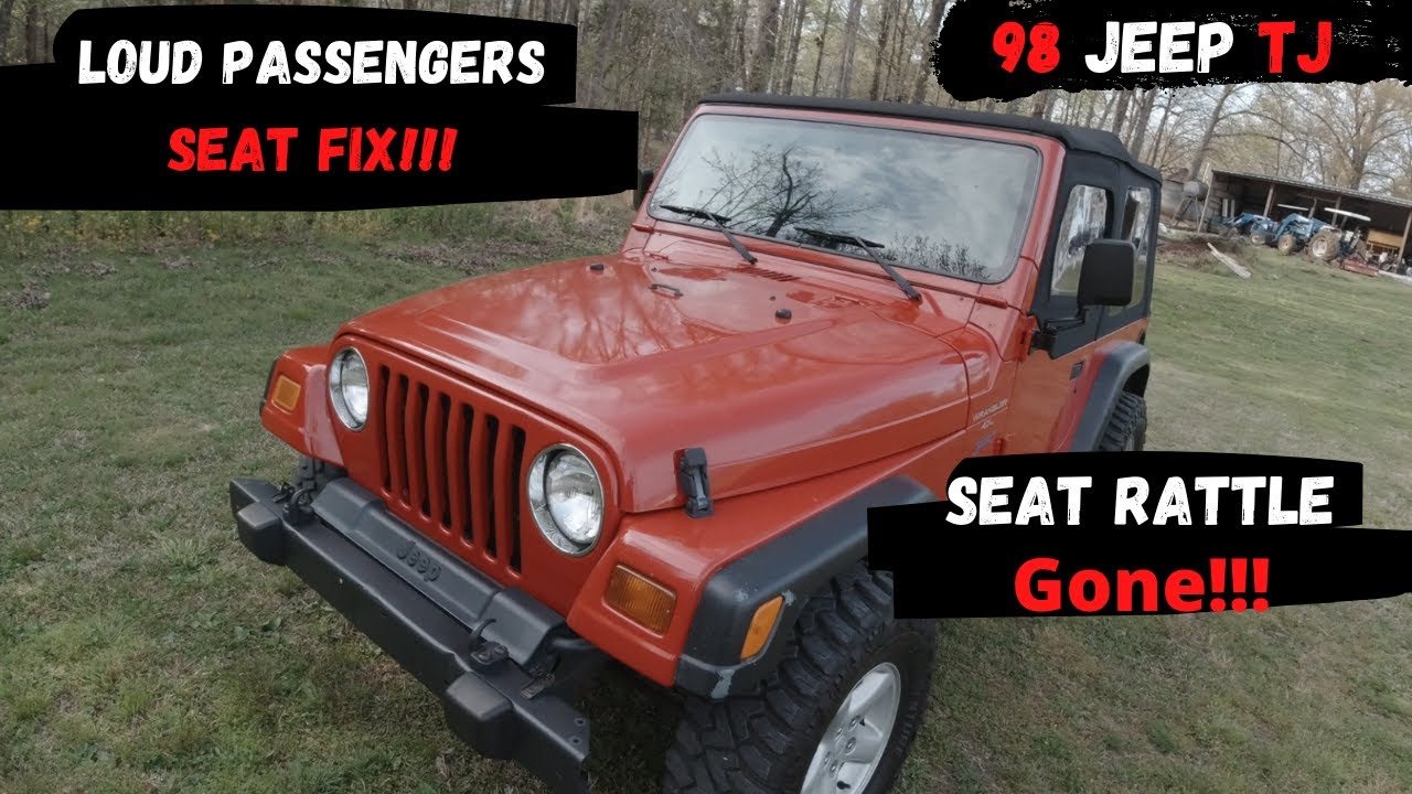 98 Jeep Wrangler DIY Seat Bushings!