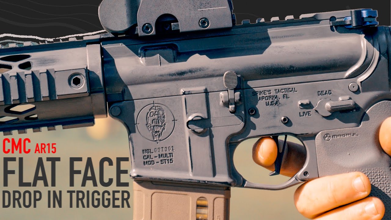 CMC Drop In Flat Face Trigger! [AR15 FIRST USE]