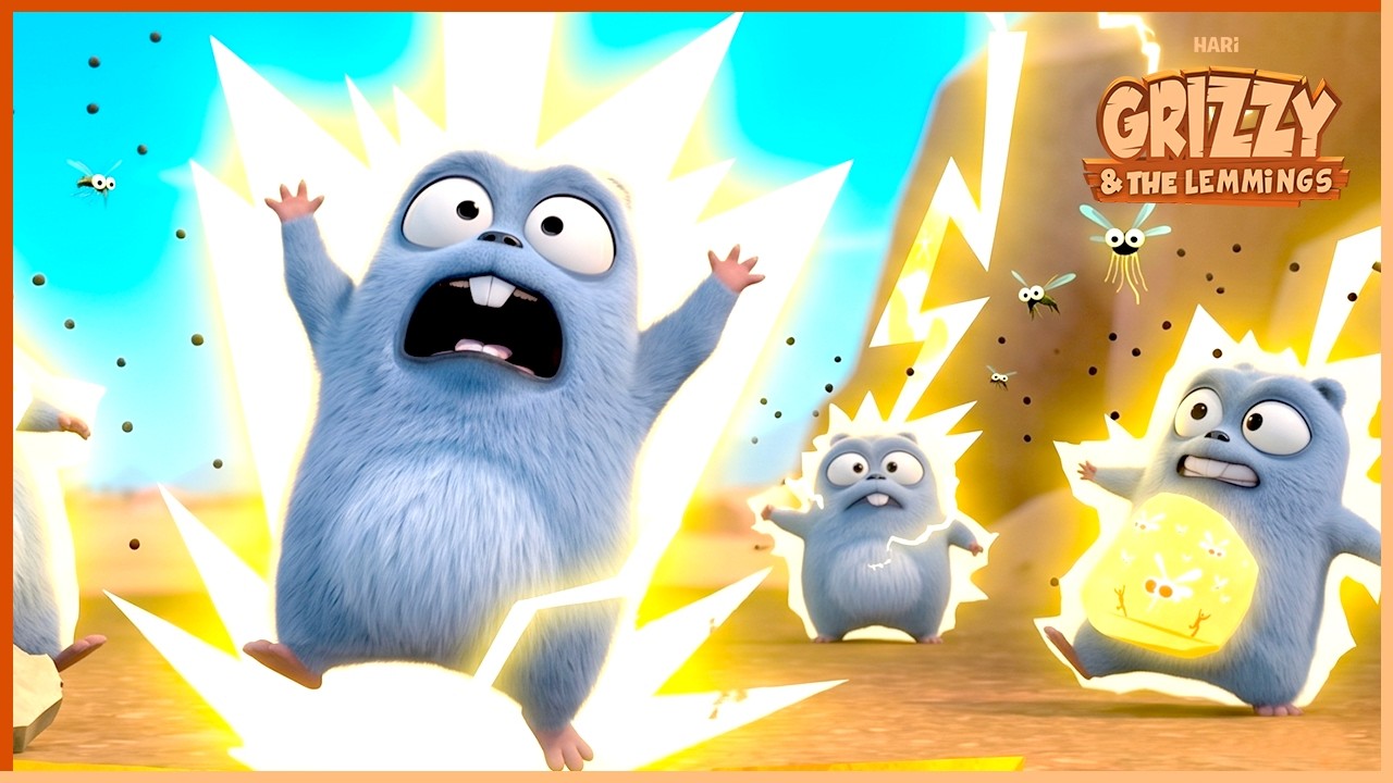 Sandbox Games | Grizzy & the Lemmings | 30' Compilation | 🐻🐹 Cartoon for Kids