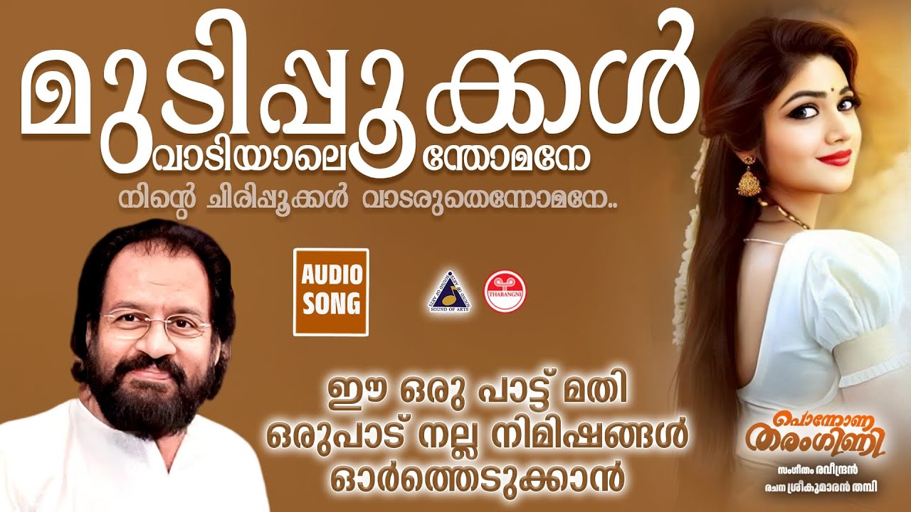 മുടിപ്പൂക്കള്&zwj; വാടിയാലെന്തോമനേ | Mudipookkal | Melody Songs Malayalam | K J Yesudas | Raveendran |