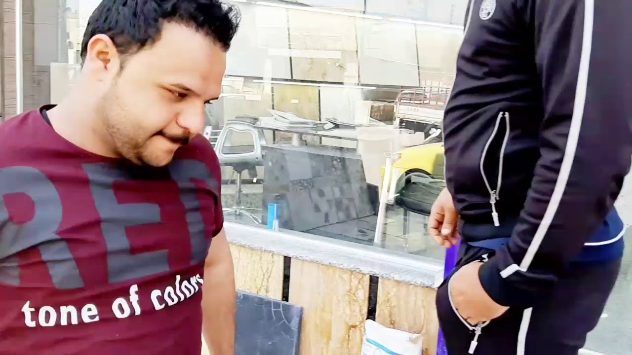 اقوه شركة شراء والكاشي العراقي والمرمر والكرانيت محل في بغداد ارخص محل هاذه رجل كله متفاجه بي العالم