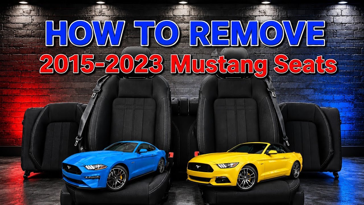 How To Remove:  Mustang Seats Front And Rear
