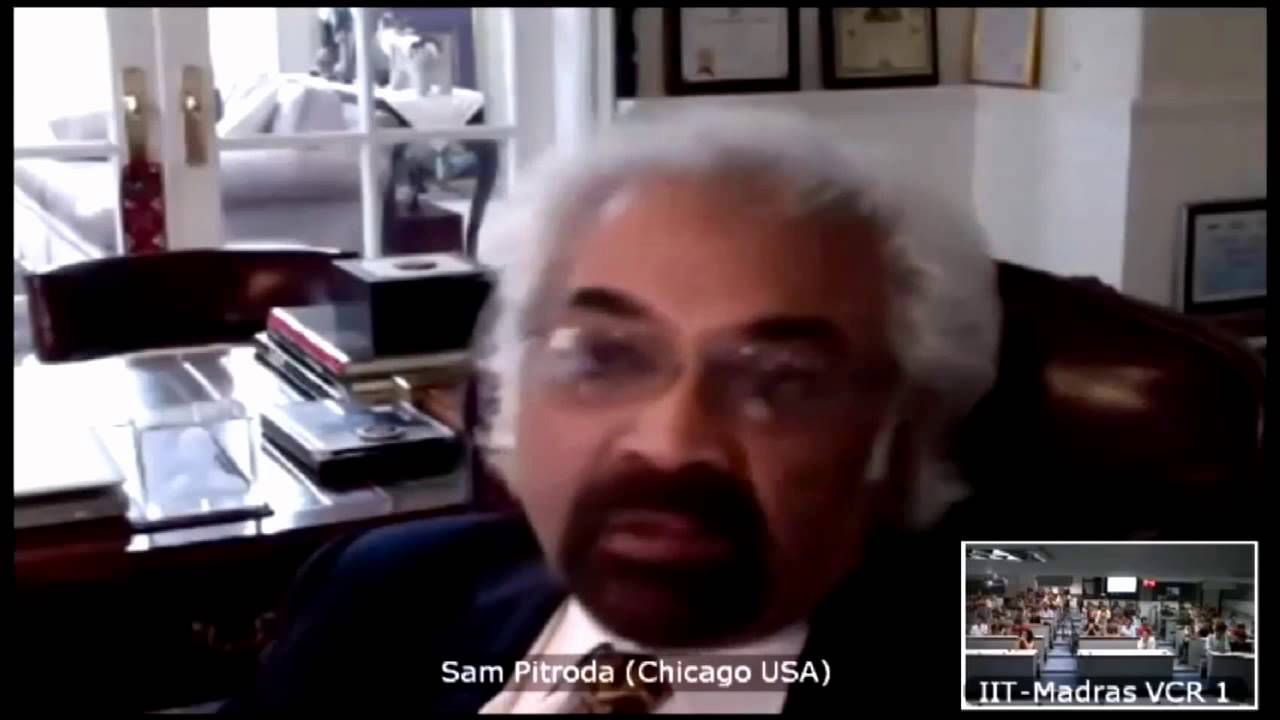 Dr  Sam Pitroda @ IITM stud