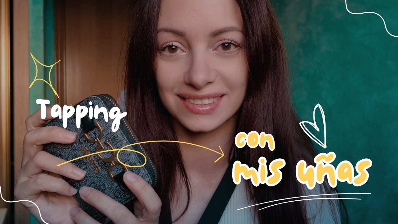 💅 ASMR | Tapping con mis uñas naturales ✨ sonidos suaves