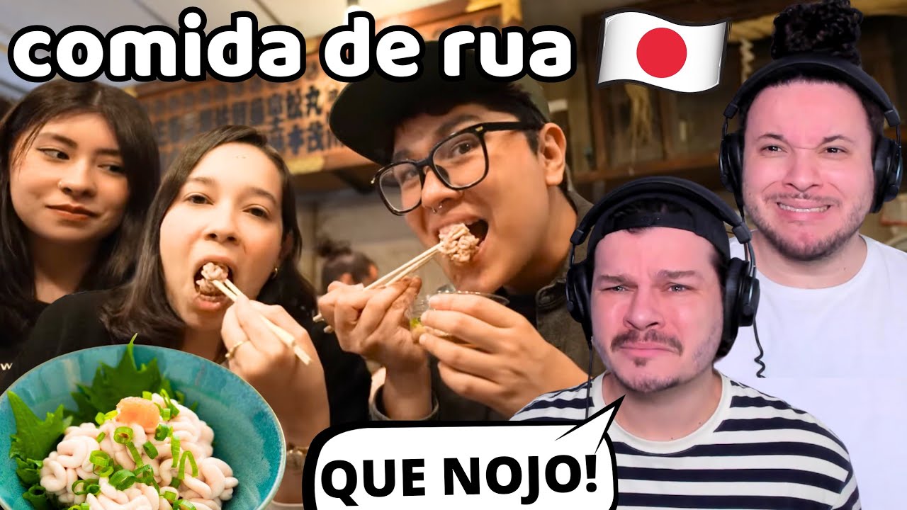 TASTING STREET FOOD IN JAPAN - React Haruyuki