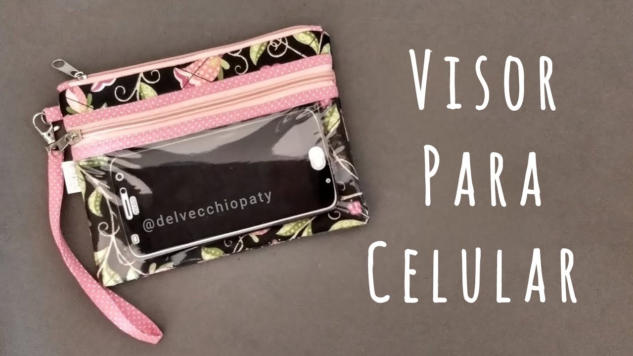 Carteira com visor para celular - passo a passo detalhado! Wallet with display!