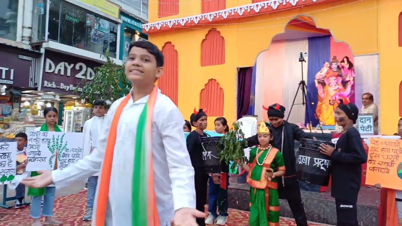 Nukkad Natak by School Students | Plant Trees, Save Environment
