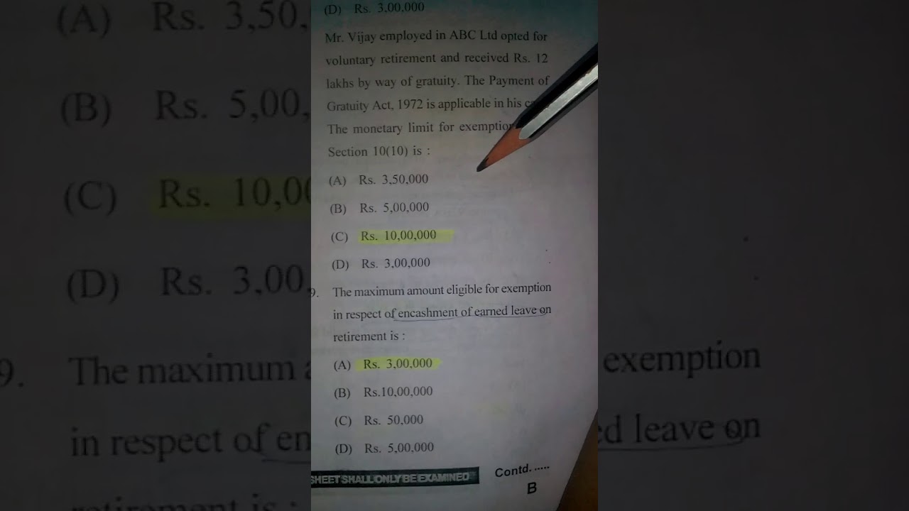 CS Executive Dec 2017 Tax Paper Q51 to Q70