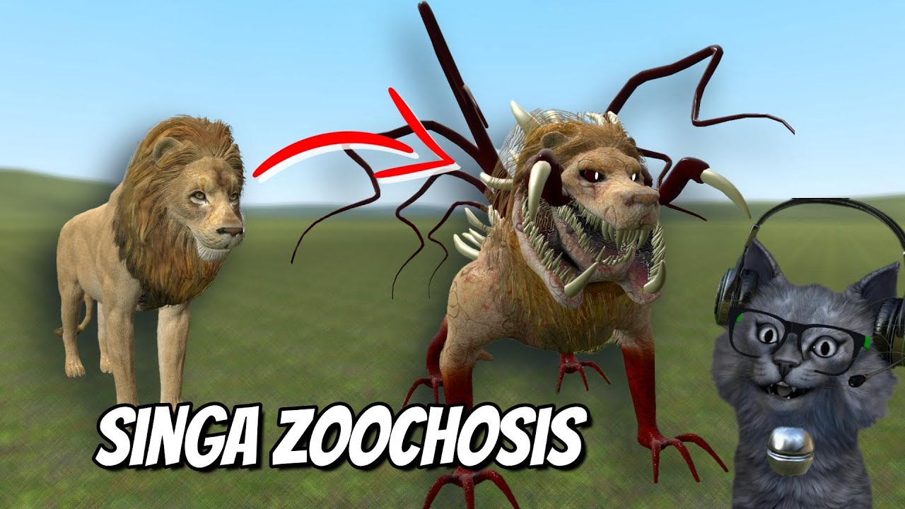 UPDATE MONSTER ZOOCHOSIS SINGA PALING SANGAR - Garry's Mod Indonesia