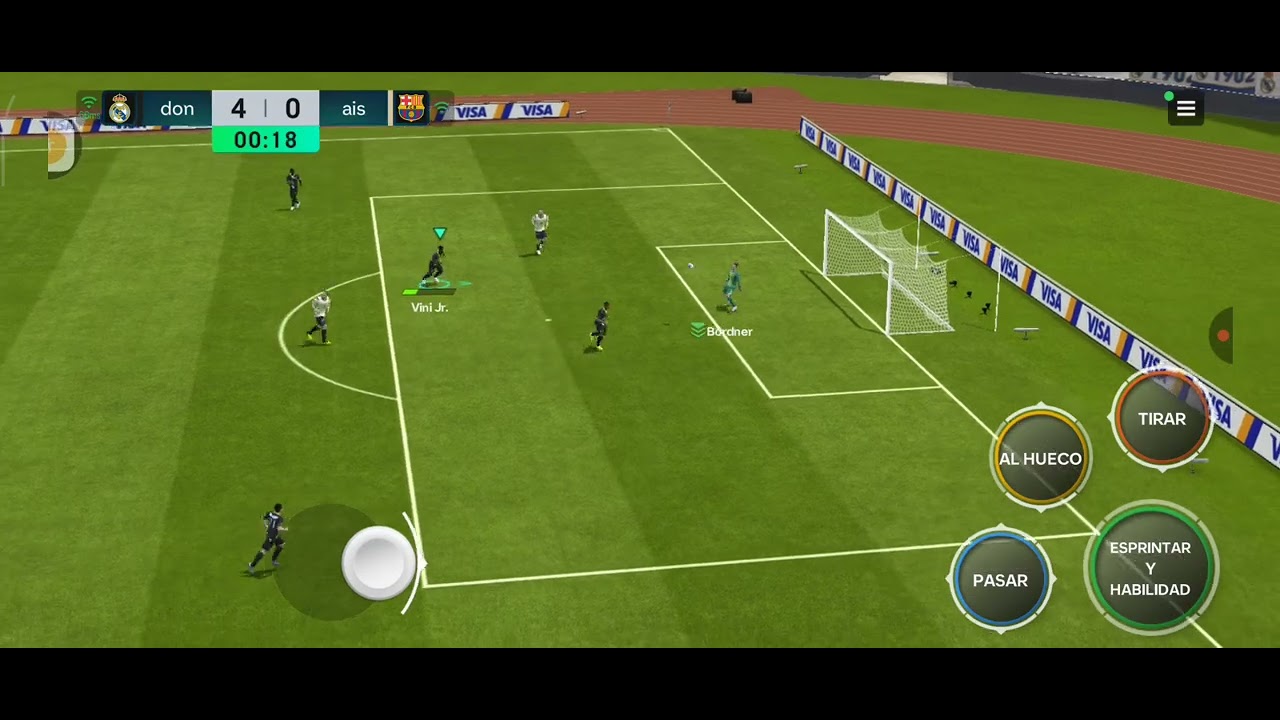 Jugando fc Mobil 