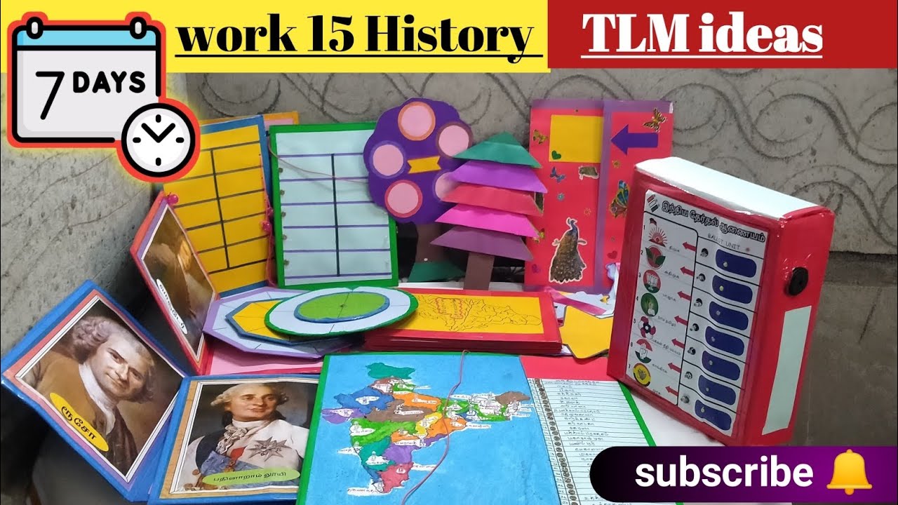 7️⃣ Days 1️⃣5️⃣ TLM🔴 History projects 🤩💢  😍📈📚 @Mr.ShanInnovations