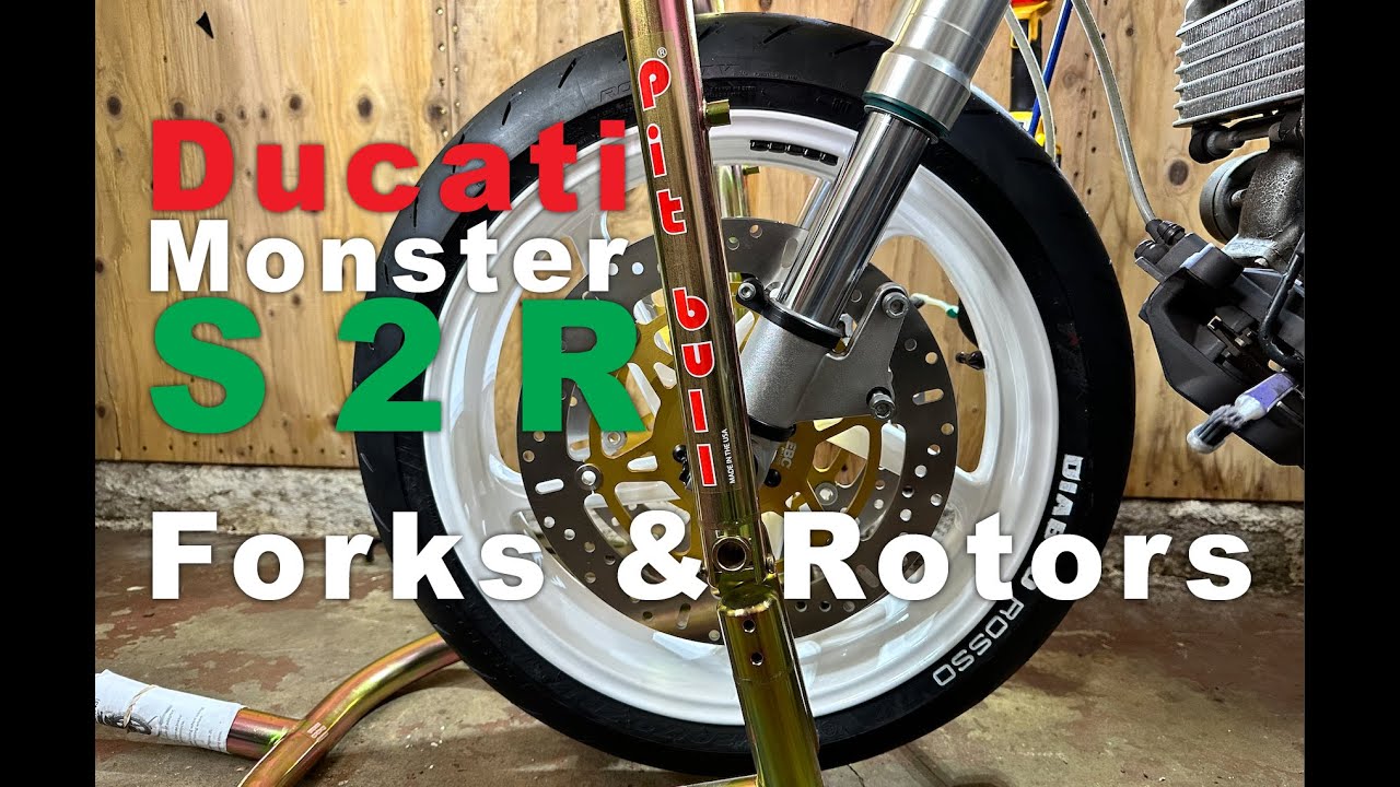 EBC Rotor + Fork Installation - Ducati Monster S2R 1000