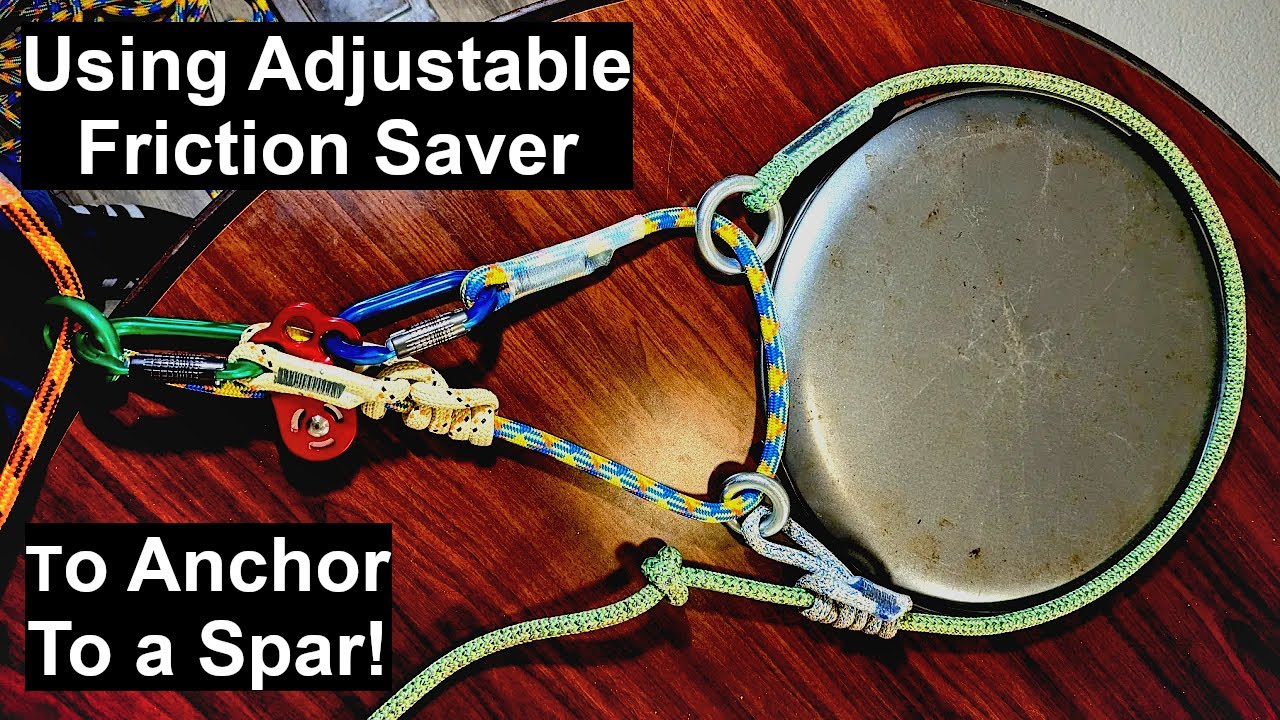 How/Why To Use an AJUSTABLE FRICTION SAVER to Safely Connect to a Tree Spar!
