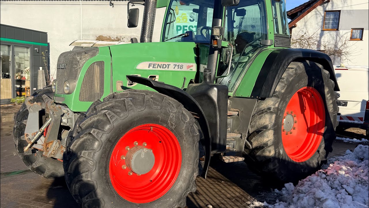 Fendt 718 Vario TMS, 180 KM, cały w oryginale miękka  oś i kabina, prezentacja/review/for sale 