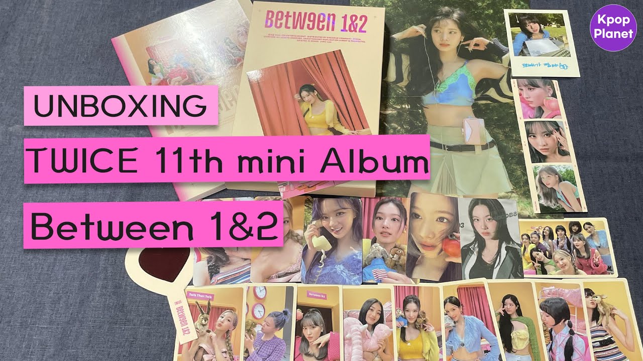 UNBOXING TWICE - 11th mini Album [Between 1&2] review VIDEO / 트와이스 미니 11집 언박싱 리뷰 영상