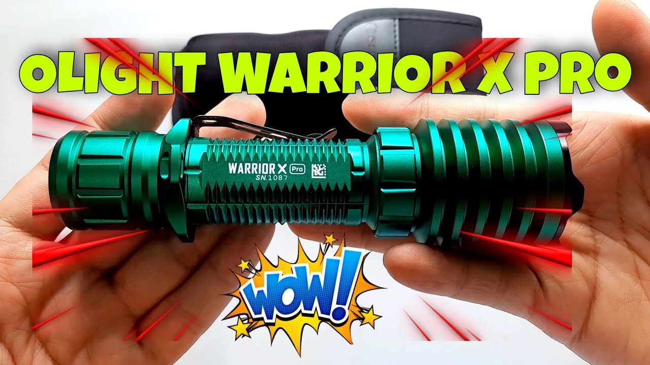 UNBOXING - OLIGHT WARRIOR X PRO COLOR GREEN