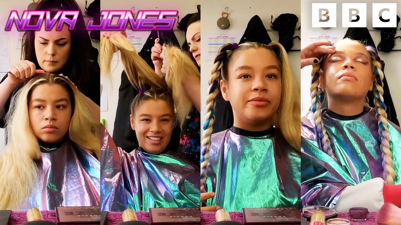 Nova Jones Hair & Make-Up Time-Lapse 💆&zwj;♀️ | Strictly's Molly Rainford 🪩 | CBBC