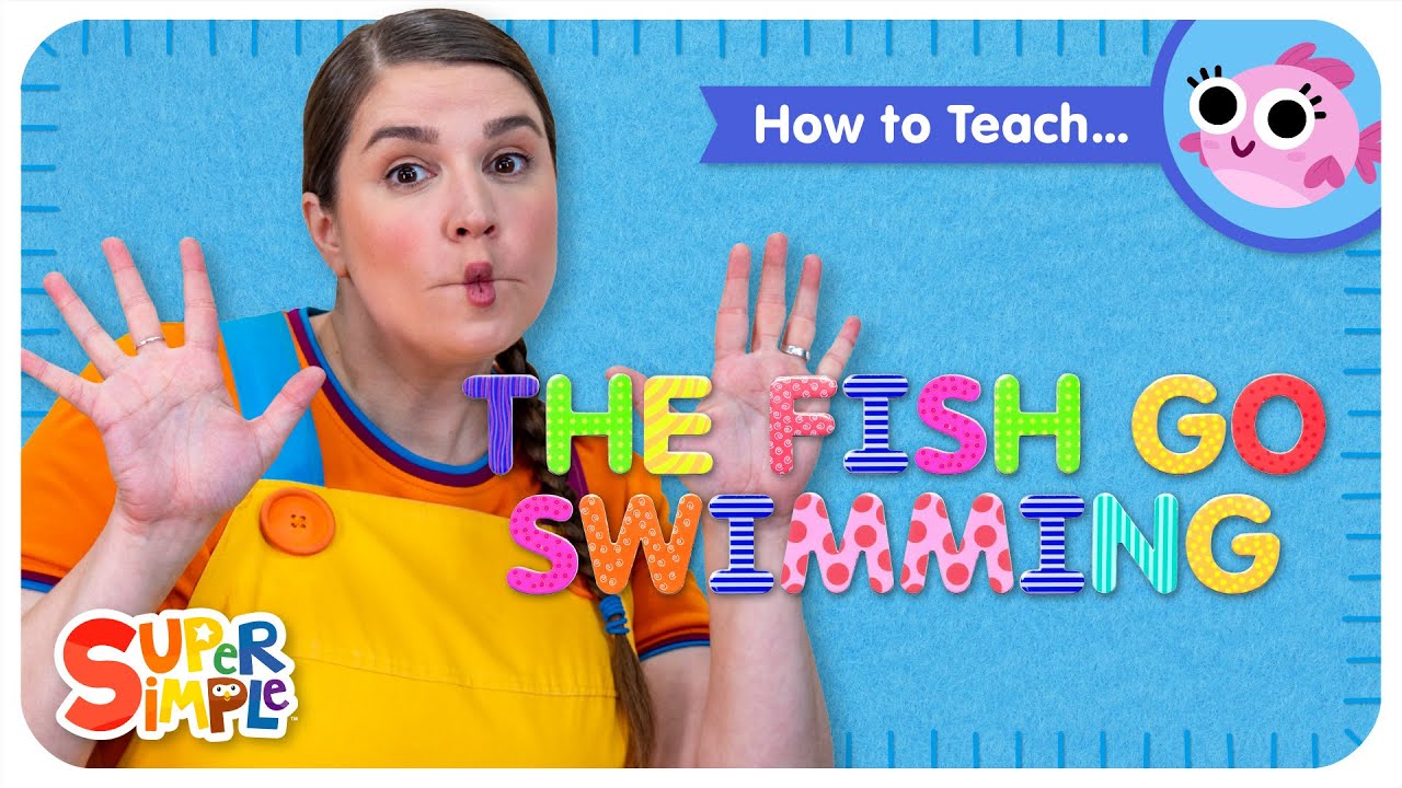 How To Teach The Fish Go Swimming | Fun Counting Song for Kids!