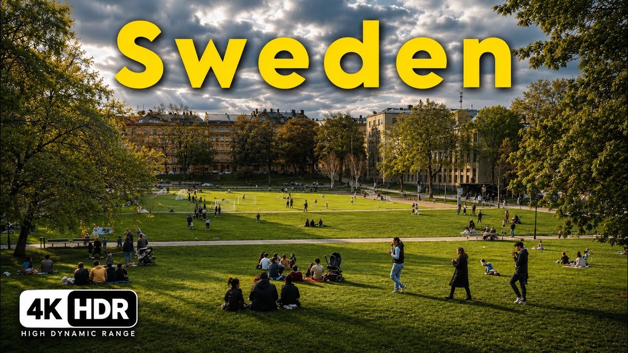 Sweden in May 🌼 | Walking Tour: Fridhemsplan to Odenplan | Stockholm 4K HDR