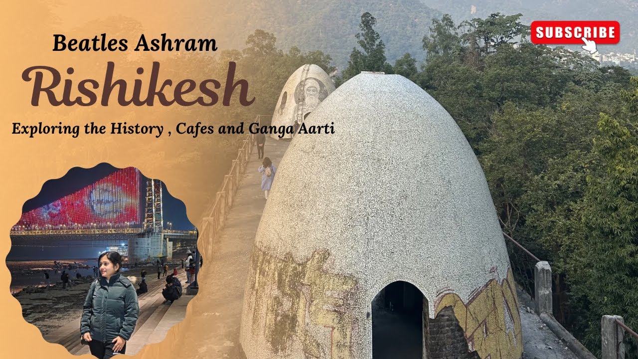Rishikesh’s Beatles Ashram A.K.A Chaurasi Kutiya full tour | Om Freedom Cafe #rishikesh 