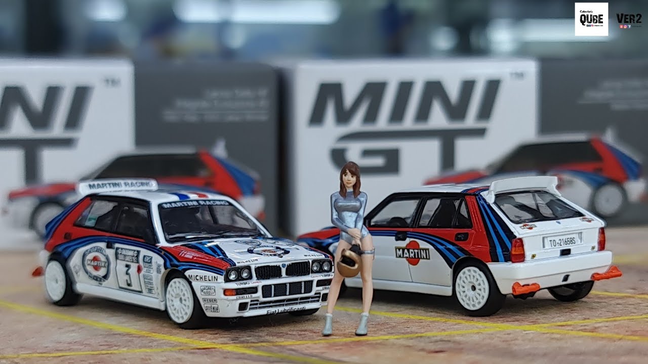 FirstLook Mini GT 300 and 322 Lancia Delta HF Integrale Evoluzione Martini Racing Winner!