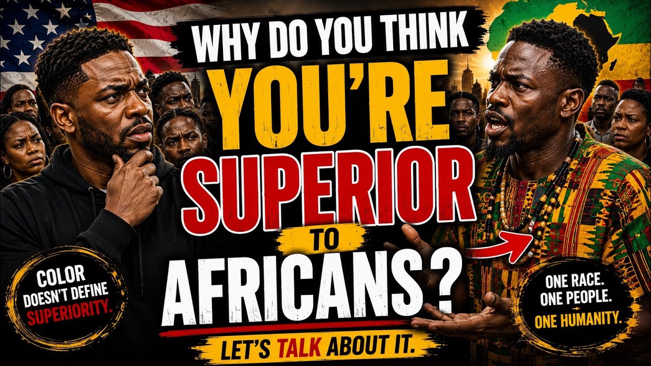 An African Asked Black Americans THIS&hellip; The Debate Got INTENSE! 😳🔥
