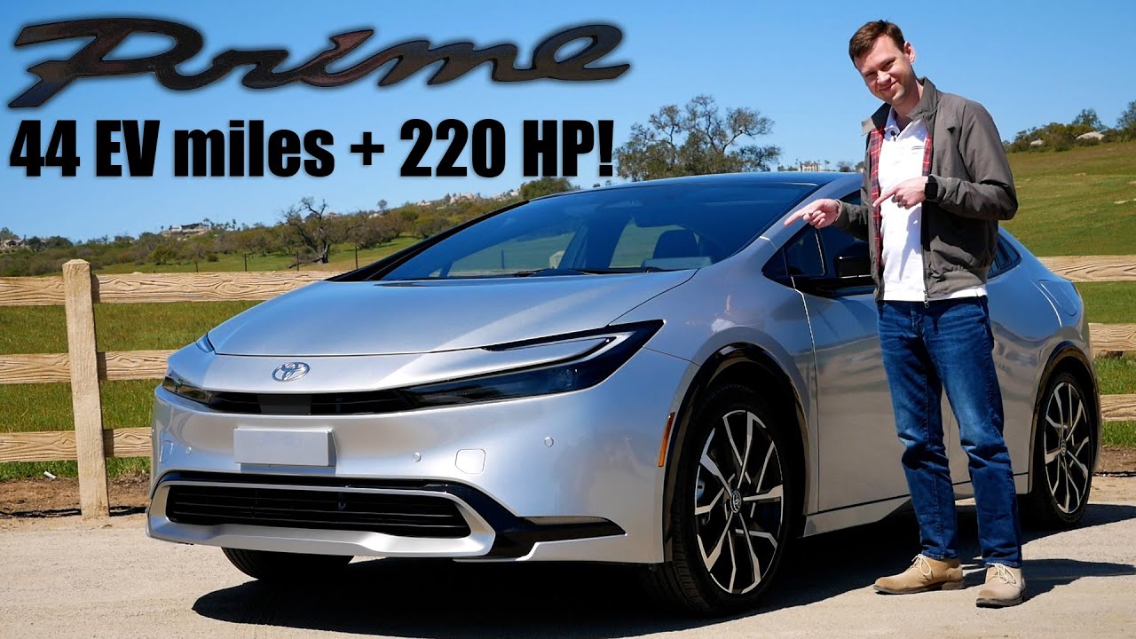 Review: 2023 Toyota Prius Prime - 44 EV miles + 220 HP!