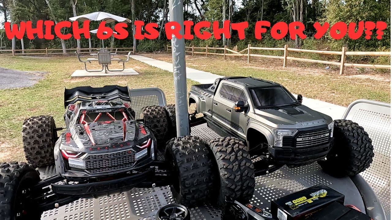 Совершенно новый 1/8 KRATON 6S BLX или 1/7 BIG ROCK 6S 4X4 BLX — что подойдет именно вам?
