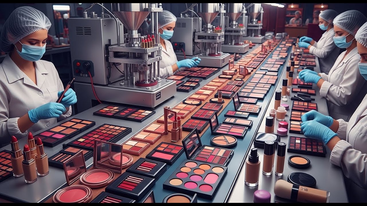 Inside Beauty Makeup Kit Factory | Machines, Workers & Packing Process