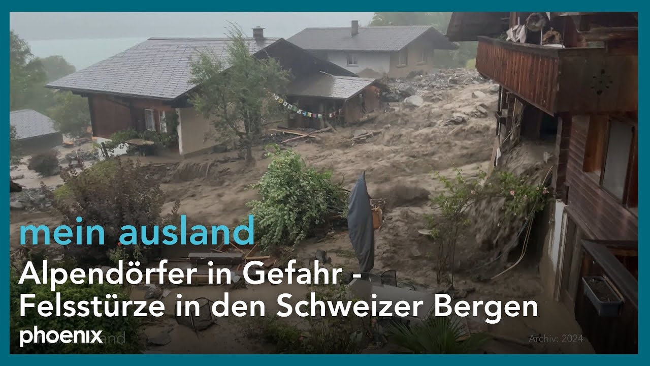 mein ausland: Alpendörfer in Gefahr - Felsstürze in den Schweizer Bergen