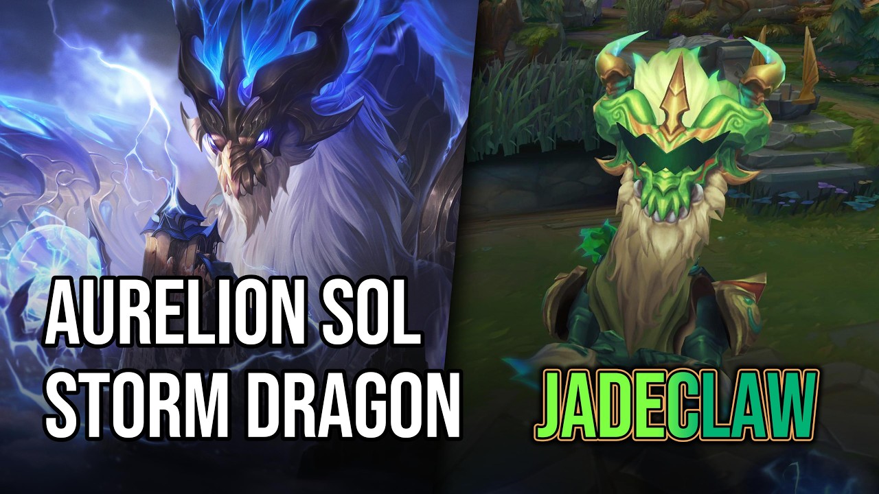 Storm Dragon Aurelion Sol Skin | League of Legends | Jadeclaw Chromas
