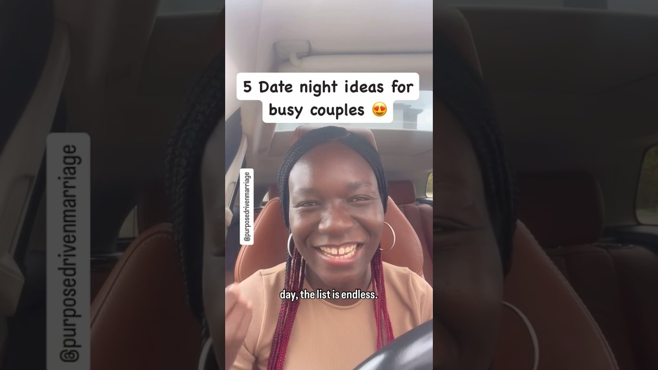 Interesting date night ideas for busy couples 😍. #viral #love #fun #dating #marriage #shorts #reels
