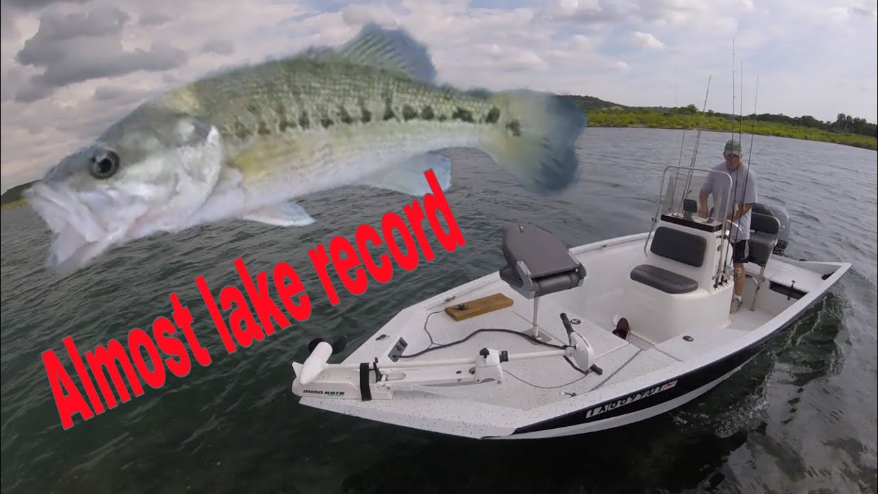First Time on the NEW XPRESS BAY BOAT and I almost had the LAKE RECORD SPOTTED BASS!