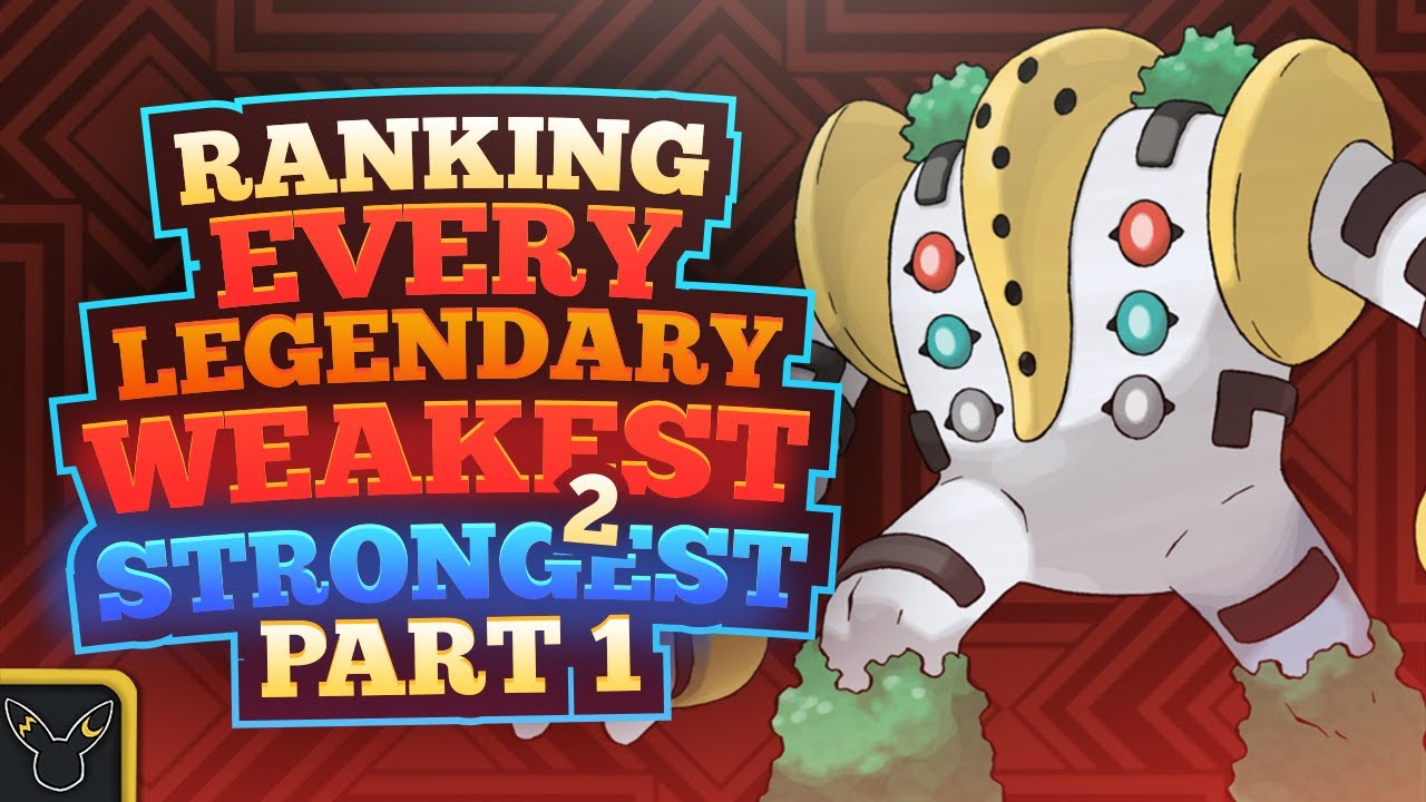 Ranking EVERY Legendary Pokemon Weakest to Strongest (Part 1)